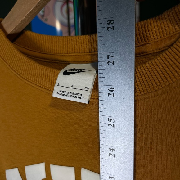 Nike Pheonix Fleece Heritage Fleece Oversized Crew Neck Sweatshirt Women size S - Picture 5 of 7